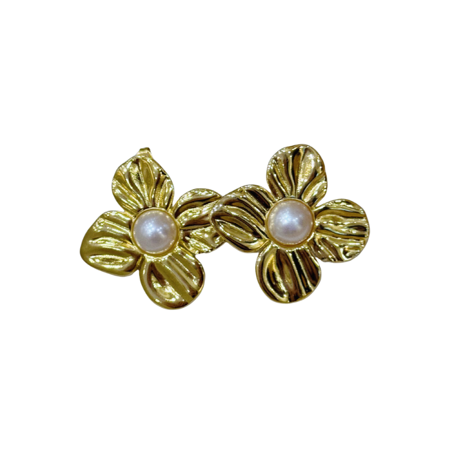 Flor 4petalos y perla