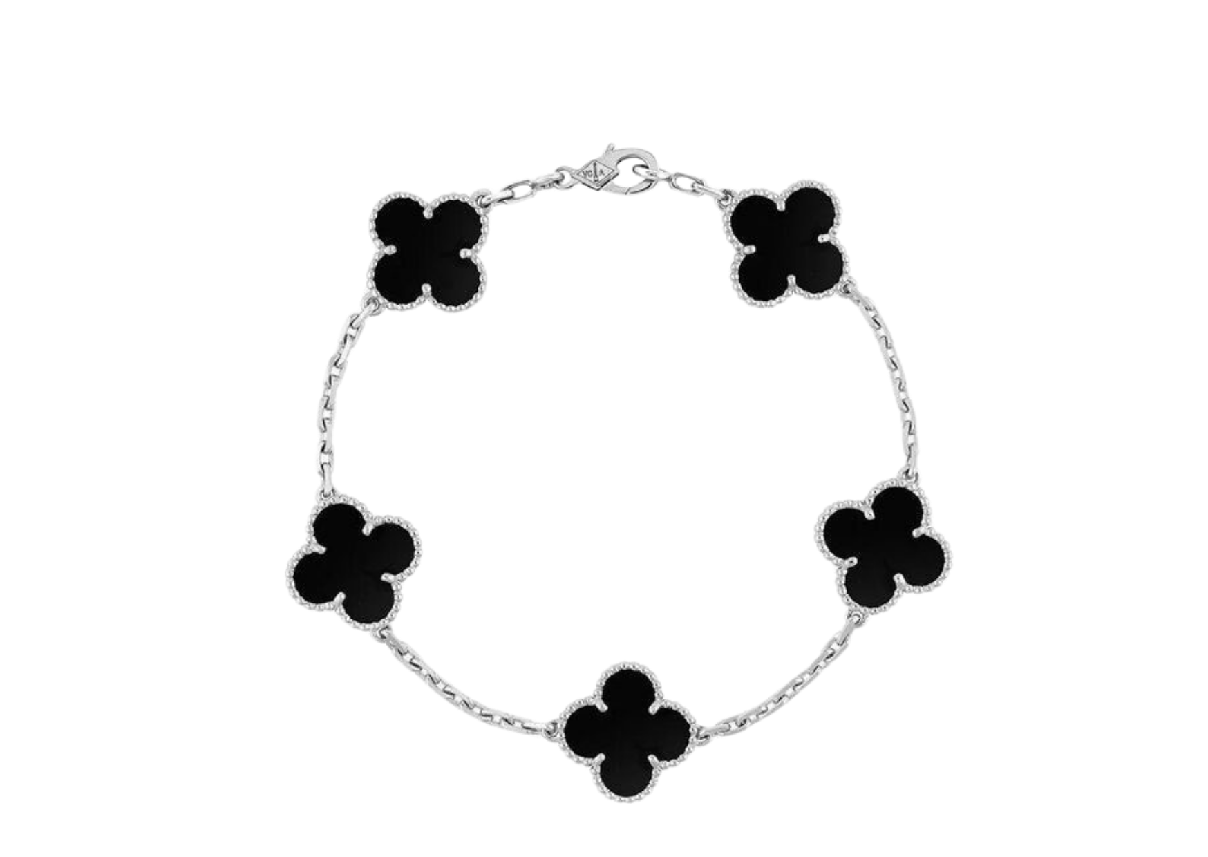 Clover negro+plateada