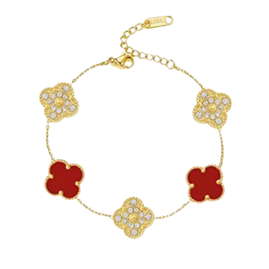 Clover roja + brillo