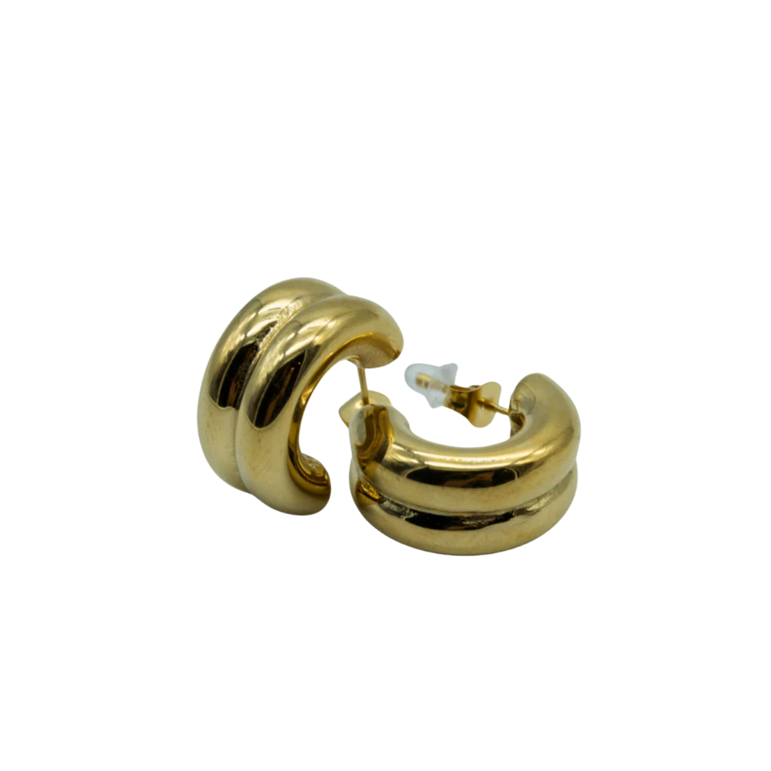 Argollas tipo c dobles